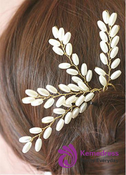 Elegant Hair Ornaments With Pearls cheap
