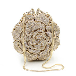 Cheap Deluxe Full of Rhinestone Rose Women's Clutches