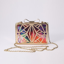 Cheap Geometrical Pattern Hollow-out Women's Clutch
