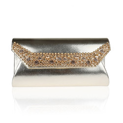 Envelope Shape Rhinestone Evening Clutch