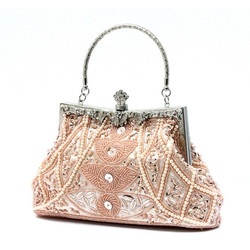 Beatiful Deluxe Exquisite Jewel Decorated Handcraft Women's Clutch Bag