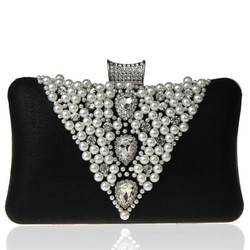 Black Color Optional Square Women's Dinner Bag