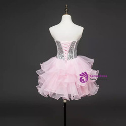 A-line Sweetheart Short Mini Tulle Short Prom Dress Homecoming Dresses