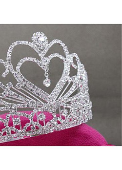 Trendy Glamourous Rhinestones & Alloy Tiara
