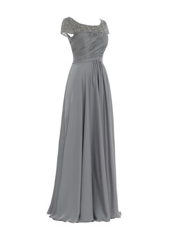 Princess Beading Floor-Length A-Line Mother of the Bride Dress