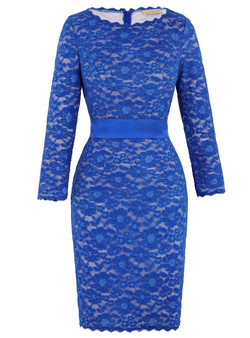 Elegant  Knee Length Lace Dress Short Mother of the Bride Dresses