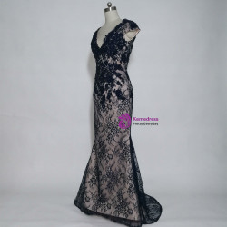 Hot Sale Formal Evening Gowns Cap Sleeves Mother of the Bride Dresses