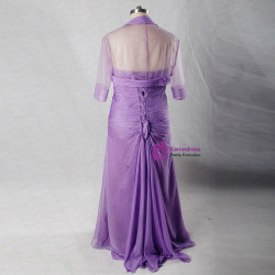Romantic  Plus Size Mother Of The Bride Dresses With Jacket Evening Gowns Mother Groom