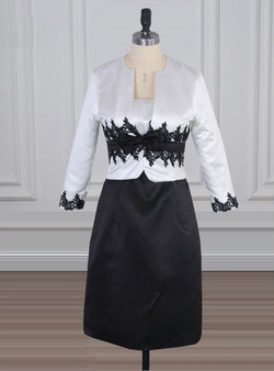 Amazing Sheath Mother of the Bride Dresses with Jacket Knee-length