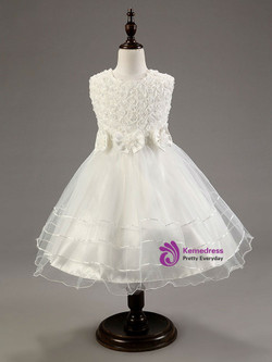 Classic 2017  pictures flower girl dresses white red pink girls bow