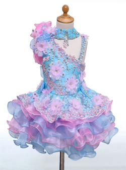 Stunning A-Line Flower Girl Dress with Beading Bow Sequined Appliques