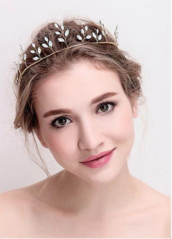 Wedding Hair Jewelry With Rhinestones In Stock Chic Alloy