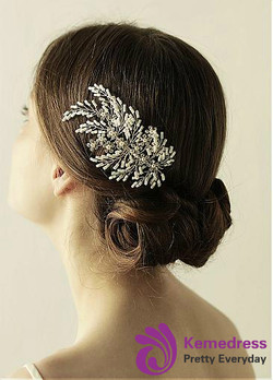 Beautiful Fabulous Alloy & Beading Wedding Hair Jewelry