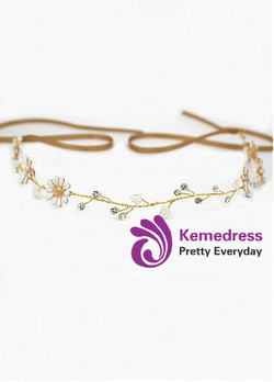 Cheap With Rhinestones & Flowers Beautiful Alloy Wedding Hair Jewelry