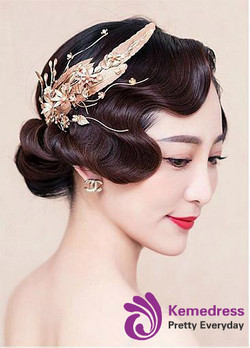 Cheap Wedding Hair Ornaments With Pearls Romantic Alloy