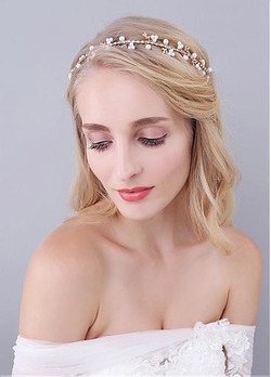 Jewelry With Rhinestones & Pearls Unique Wedding Hair