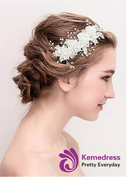 Fashion Graceful Alloy Wedding Hair Jewelry With Flowers