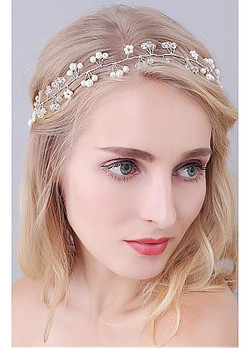 Beautiful  Wedding Hair Ornaments With Rhinestones & Pearls