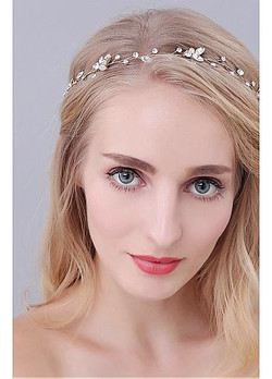 Wedding Hair Ornaments With Rhinestones Charming Alloy