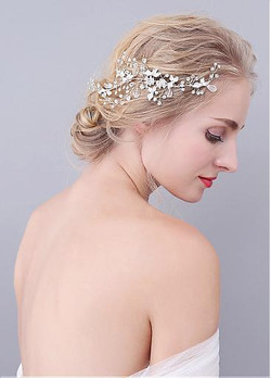 Fashion Wedding Hair Jewelry With Rhinestones