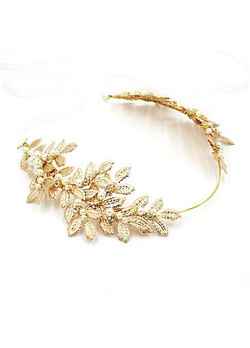Hair Jewelry With Rhinestones & Pearls Chic Alloy Wedding