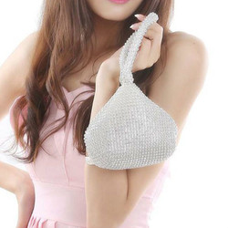 Fashion  Rhinestone Pyramid Luxurious Hand Bag