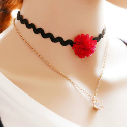 cheap Daisy Layer Choker Necklace