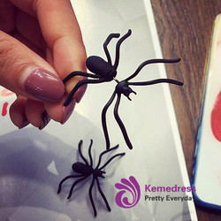 Cheap ONE PIECE Charateristic Spider Shape Earring for Ladies