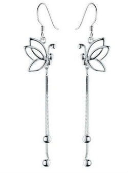 Fashion Hollowed Butterfly Drop Earrings