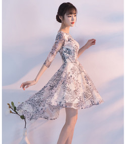 2017 Graduation Party dress hi-lo prom dresses homecoming dresses