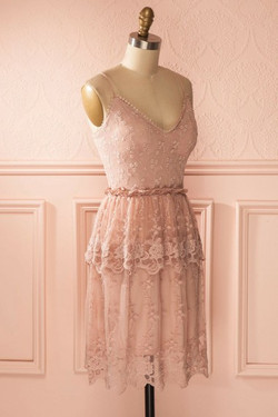 Amazing Backless Homecoming Dresses Spaghetti Straps Homecoming Dresses