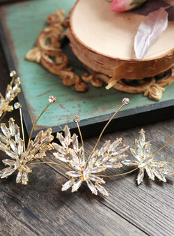 Crystal clip elegant temperament wedding hair clip 2017 New Butterfly