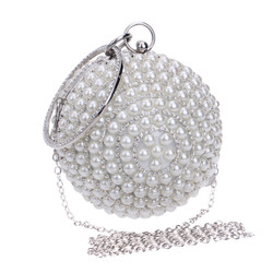 Evening Bags Factory Selling Pearl Beads Clutch Bags Women's Pearl Beaded