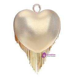 Small Women Clutch Tassel Crystal Evening Bags With Handle Diamonds Finger