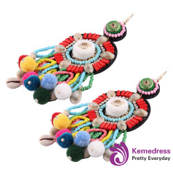 Big Long Earrings Statement Jewelry Women Fashion