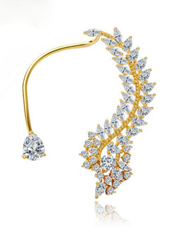 Gold-Color Fashion Statement Elegant Vintage Punk Gothic Imitation