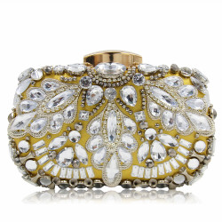 Women Evening Bag Ladies Beaded Clutches Diamond Day Clutches