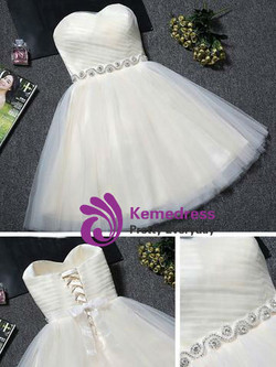 A-line Homecoming Dress Sweetheart Juniors Homecoming Dresses