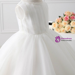 2017 New Fashion Ball Gown Organza flower girl dress