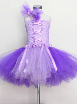 Knee Length Children Birthday Party Dance Dress Cosplay Halloween