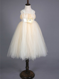 Baby Wedding Bridesmaid Lace Handmade Dress Kids Party Pageant Gown