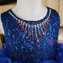 Girls Flower Beading dress Baby girls Tutu Lace princess wedding dress