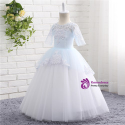 Lovely Flower Girl Dress High Quality Cute Lace Boho Kids Children Dress