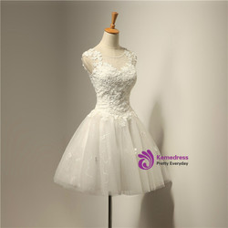 Short Wedding Dress Knee Length Tulle White Wedding Dress Short Wedding Dress Knee Length Tulle White Wedding Dress