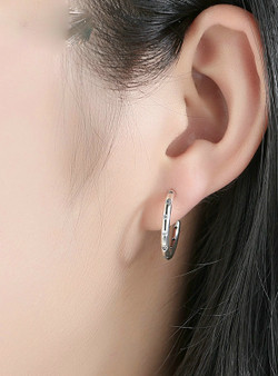 925 Sterling Silver Stackable Droplets Stud Earrings