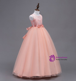In Stock:Ship in 48 hours A-line Pink Big Girl Dress