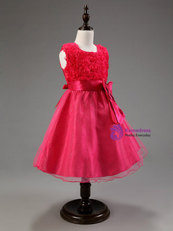 In Stock:Ship in 48 hours Pink Bow Girl Dress