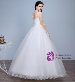 In Stock:Ship in 48 hours V-neck Wedding Dress