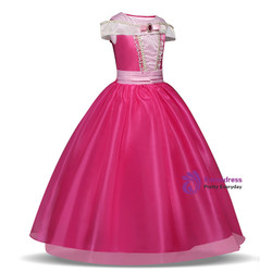 In Stock:Ship in 48 hours Fuchsia Tulle Halloween Sleeping Beauty Dress