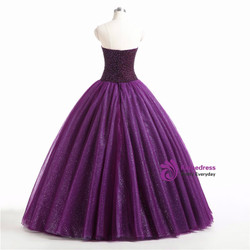 Purple Ball Gown Tulle Sweetheart Beading Quinceanera Dresses Purple Ball Gown Tulle Sweetheart Beading Quinceanera Dresses